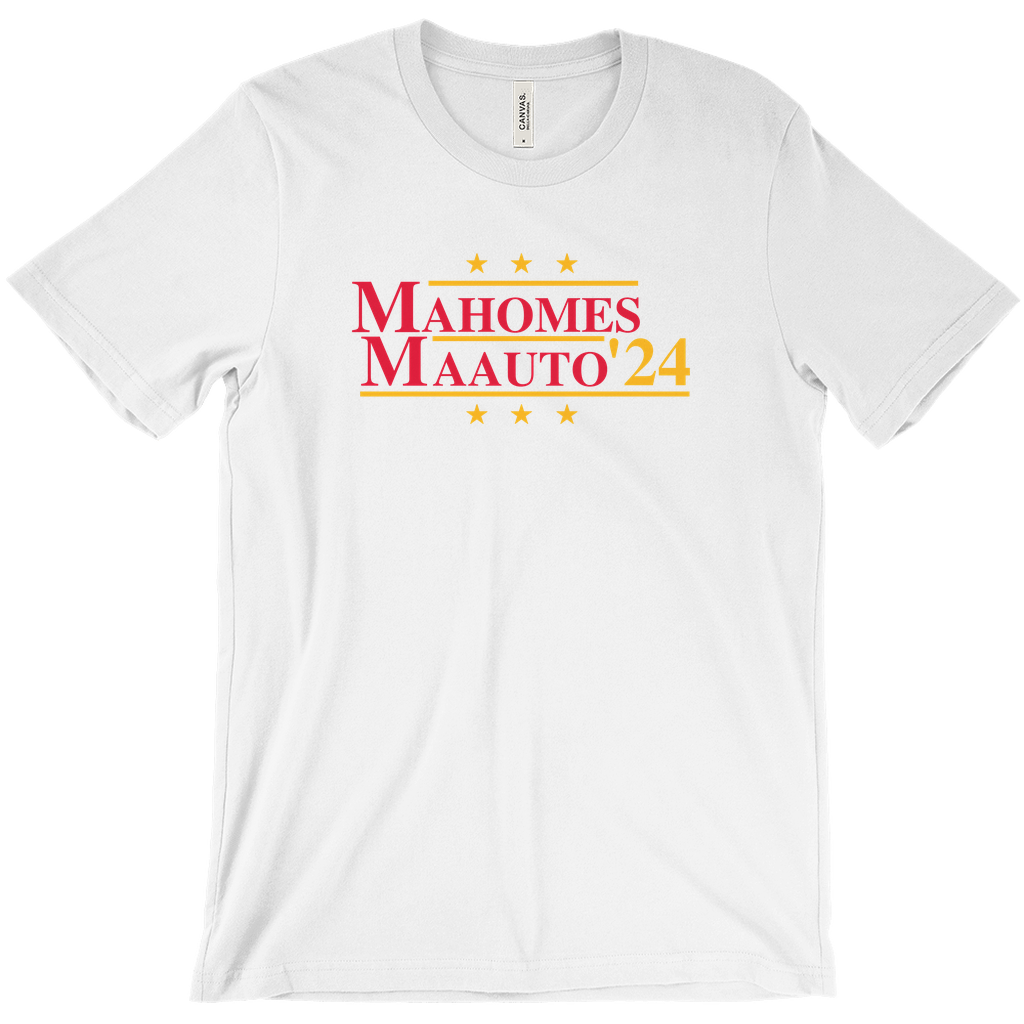 Mahomes and Maauto 2024 Election Parody T-shirt