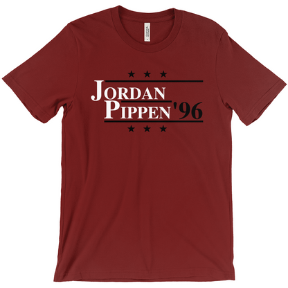 Jordan and Pippen Retro 1996 Election Parody T-shirt