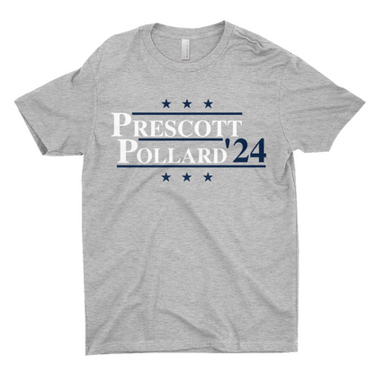 Prescott and Pollard 2024 Election Parody T-shirt