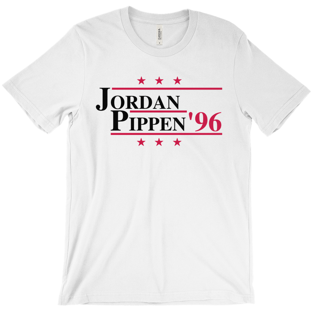 Jordan and Pippen Retro 1996 Election Parody T-shirt