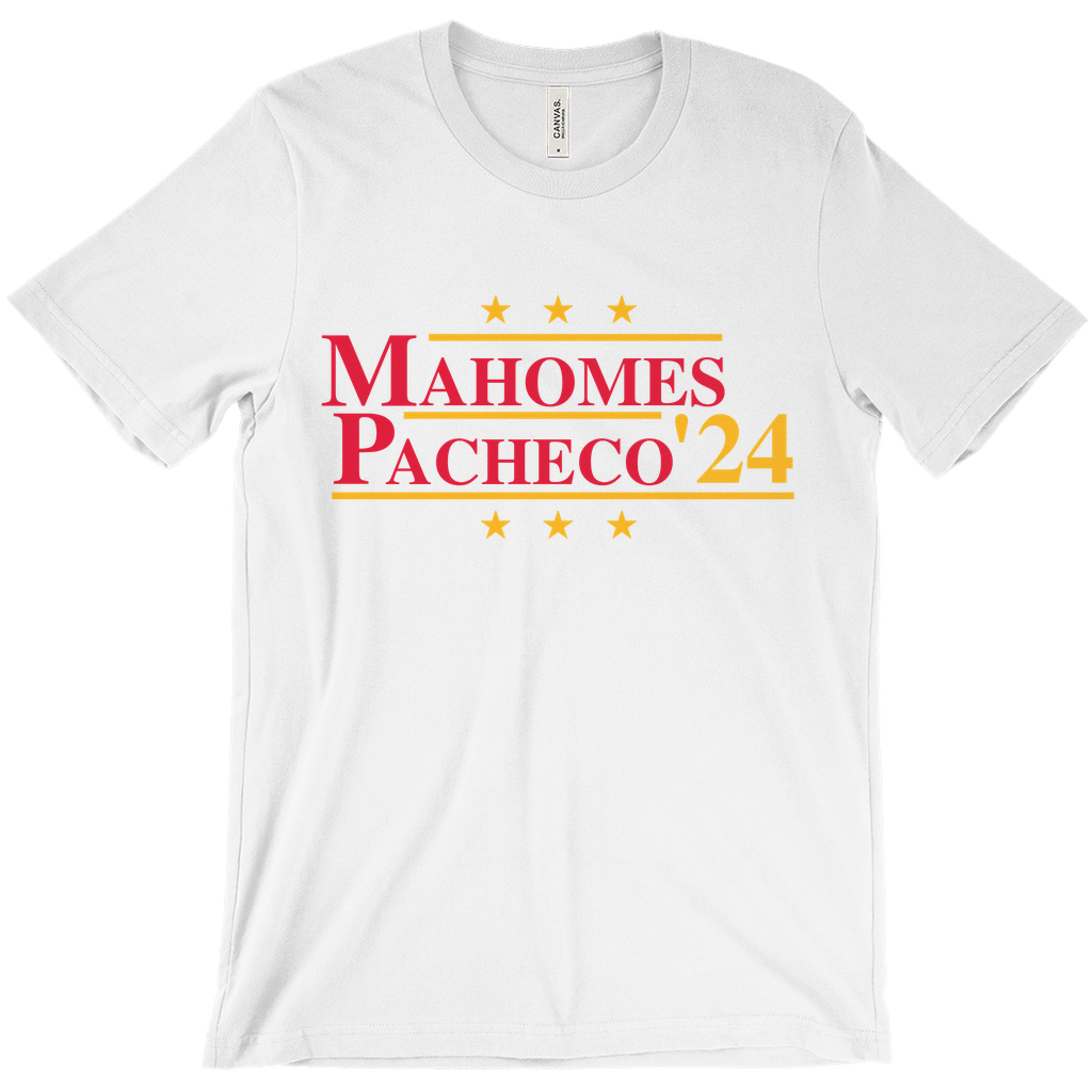 Mahomes and Pacheco 2024 Election Parody T-shirt