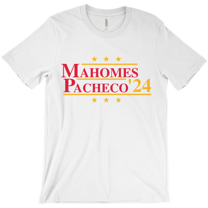 Mahomes and Pacheco 2024 Election Parody T-shirt