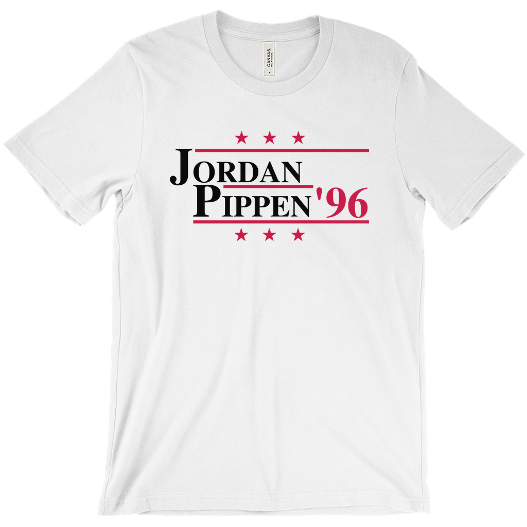 Jordan and Pippen Retro 1996 Election Parody T-shirt