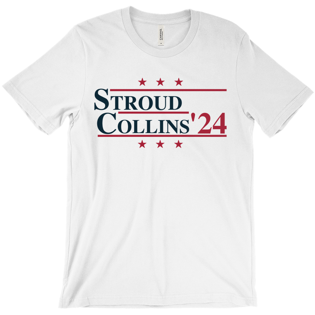 Stroud and Collins 2024 Election Parody T-shirt