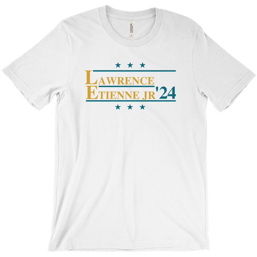 Lawrence and Etienne Jr. 2024 Election Parody T-shirt