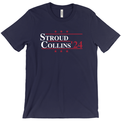 Stroud and Collins 2024 Election Parody T-shirt