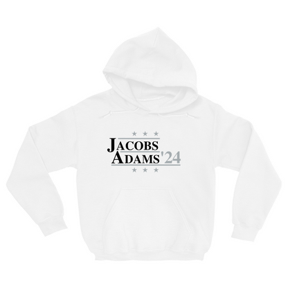 Jacobs and Adams 2024 Election Parody Pullover Hoodie