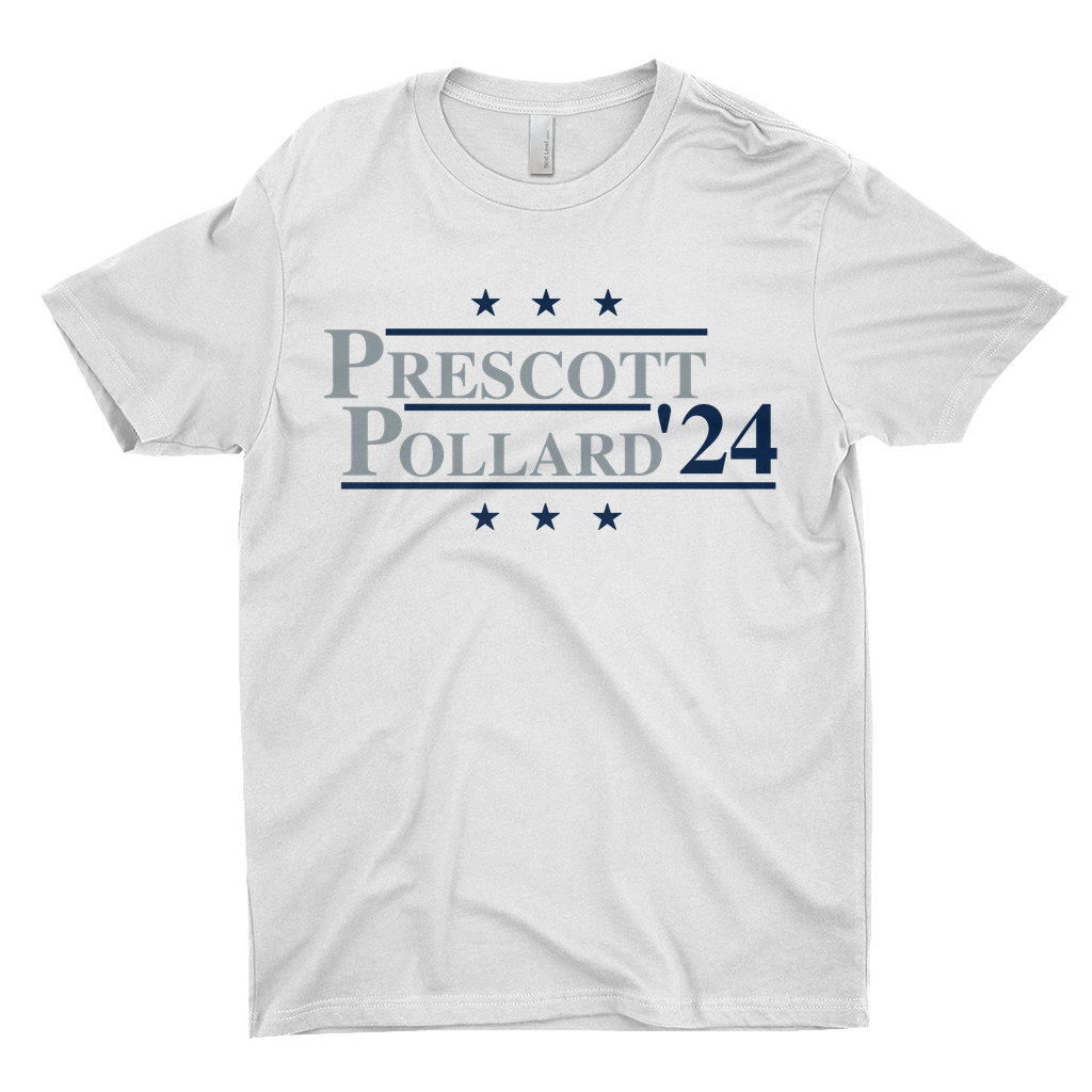 Prescott and Pollard 2024 Election Parody T-shirt