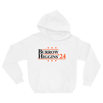 Burrow and Higgins 2024 Election Parody Pullover Hoodie