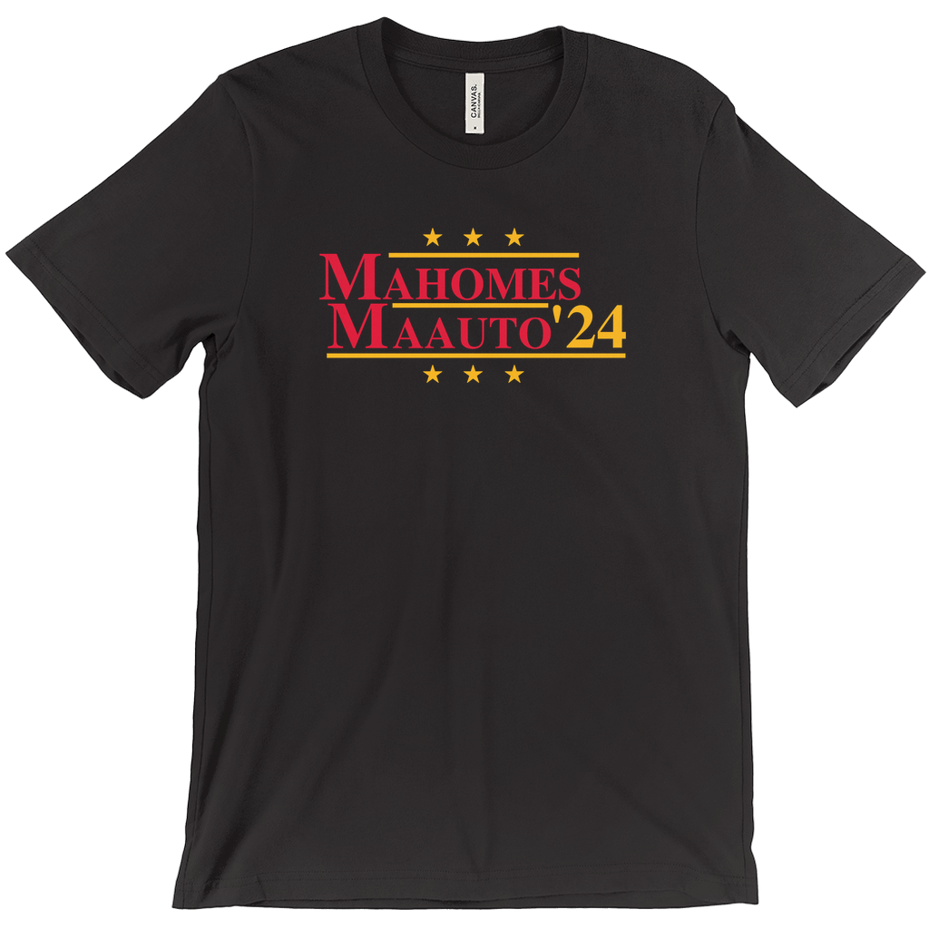 Mahomes and Maauto 2024 Election Parody T-shirt