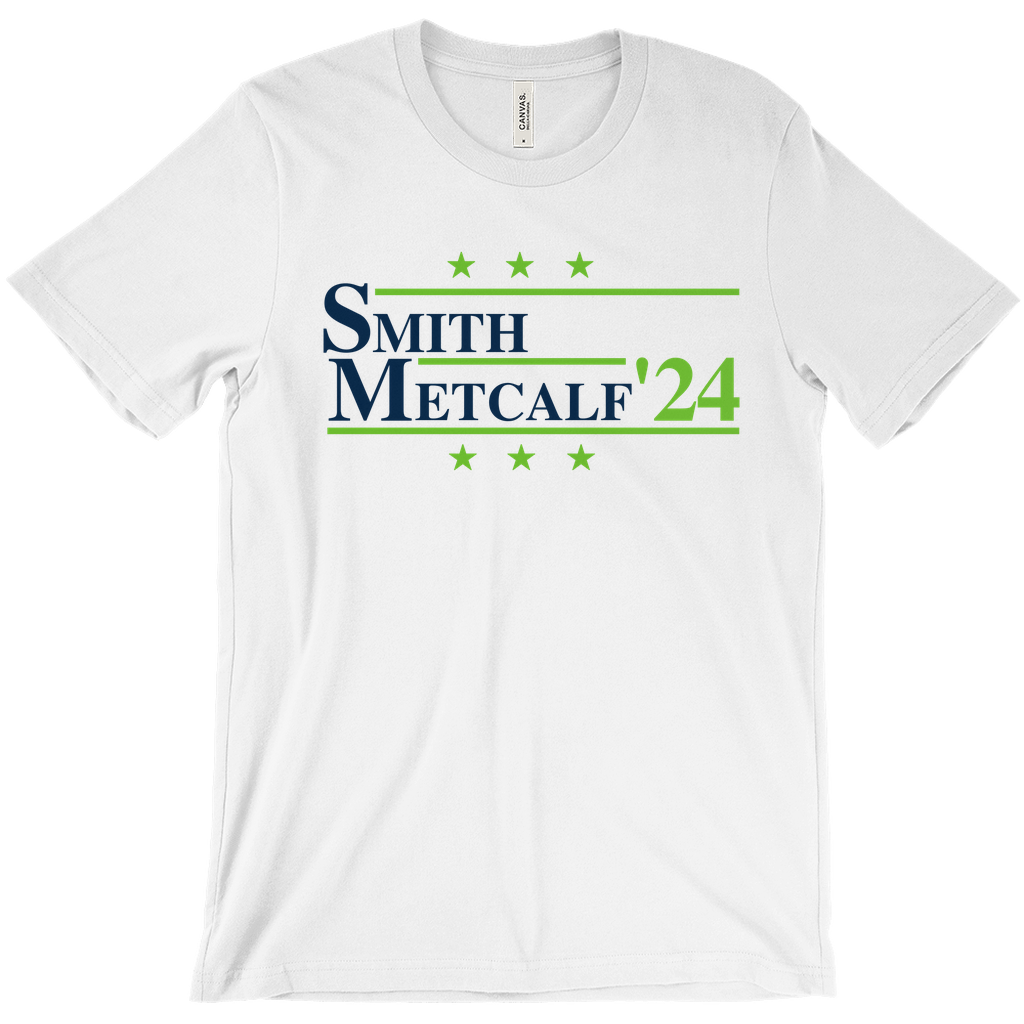 Smith and Metcalf 2024 Election Parody T-shirt