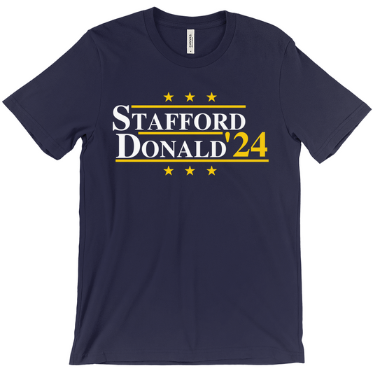 Stafford and Donald 2024 Election Parody T-shirt