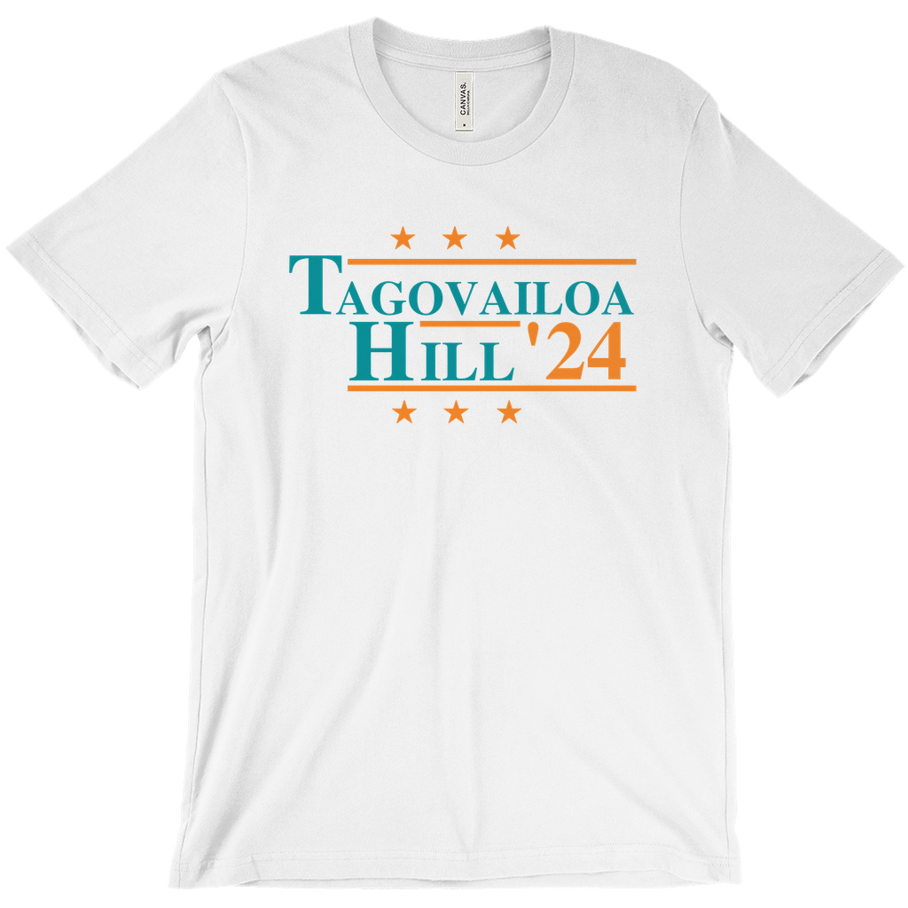 Tagovailoa and Hill 2024 Election Parody T-shirt