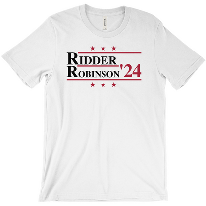 Ridder and Robinson 2024 Election Parody T-shirt