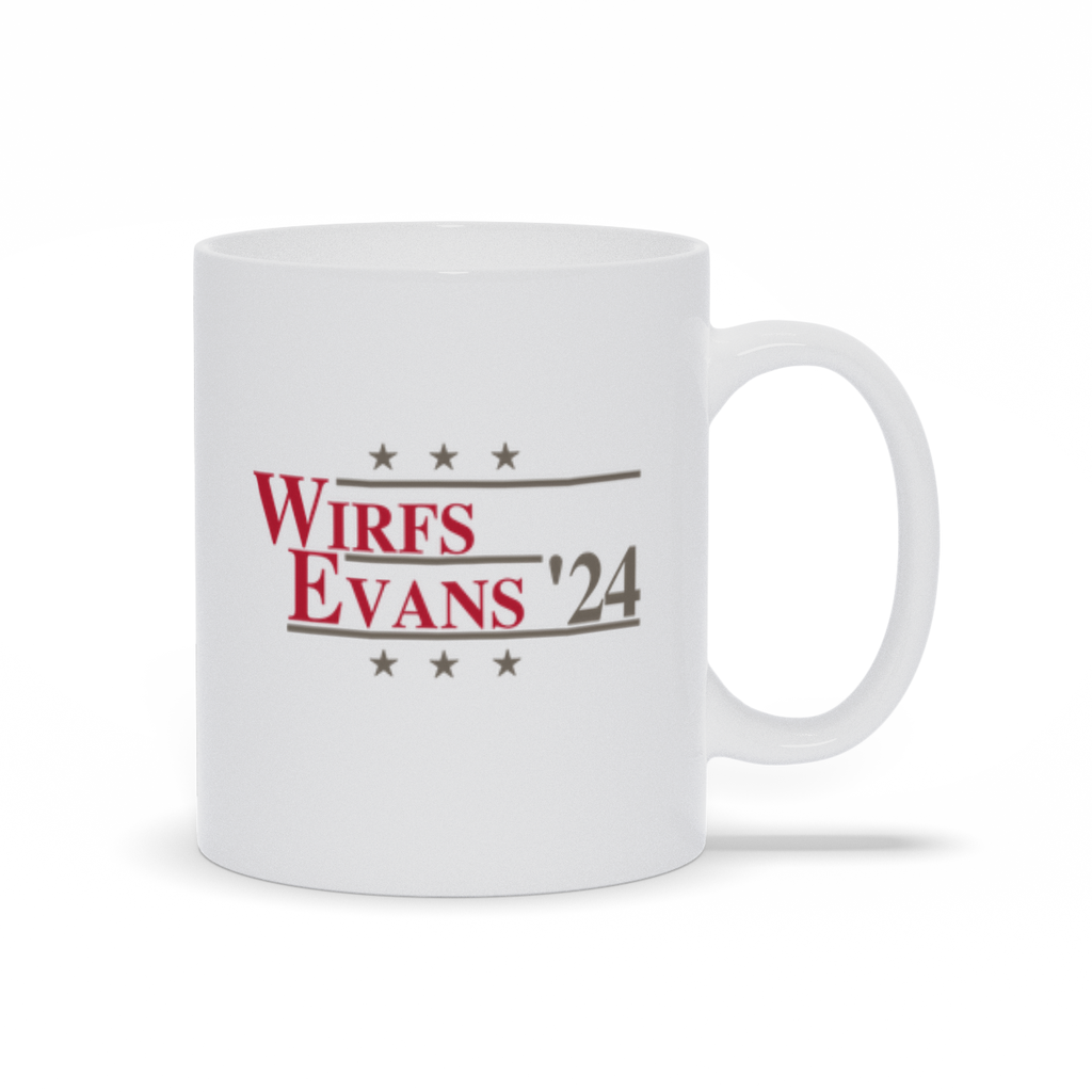 Wirfs and Evans 2024 Election Parody Coffee & Tea Mug