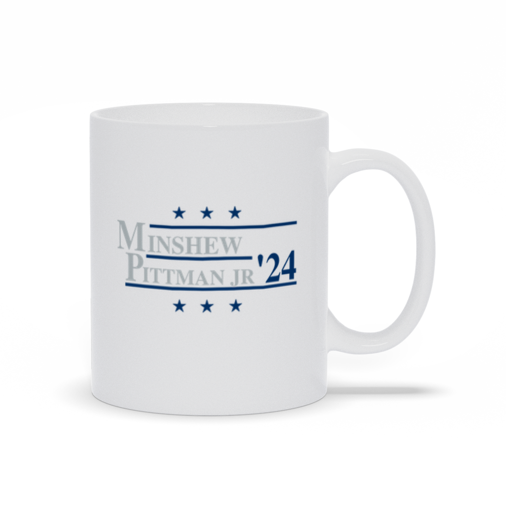 Minshew and Pittman Jr. 2024 Election Parody Coffee & Tea Mug