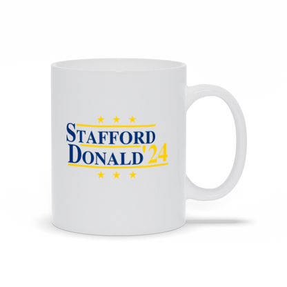 Stafford and Donald 2024 Election Parody Coffee & Tea Mug