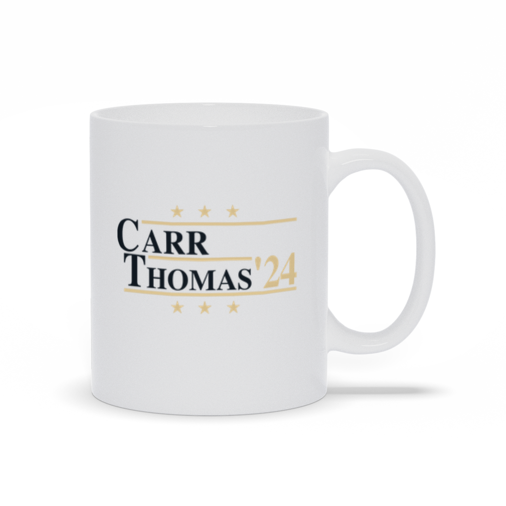 Carr and Thomas 2024 Election Parody Coffee & Tea Mug