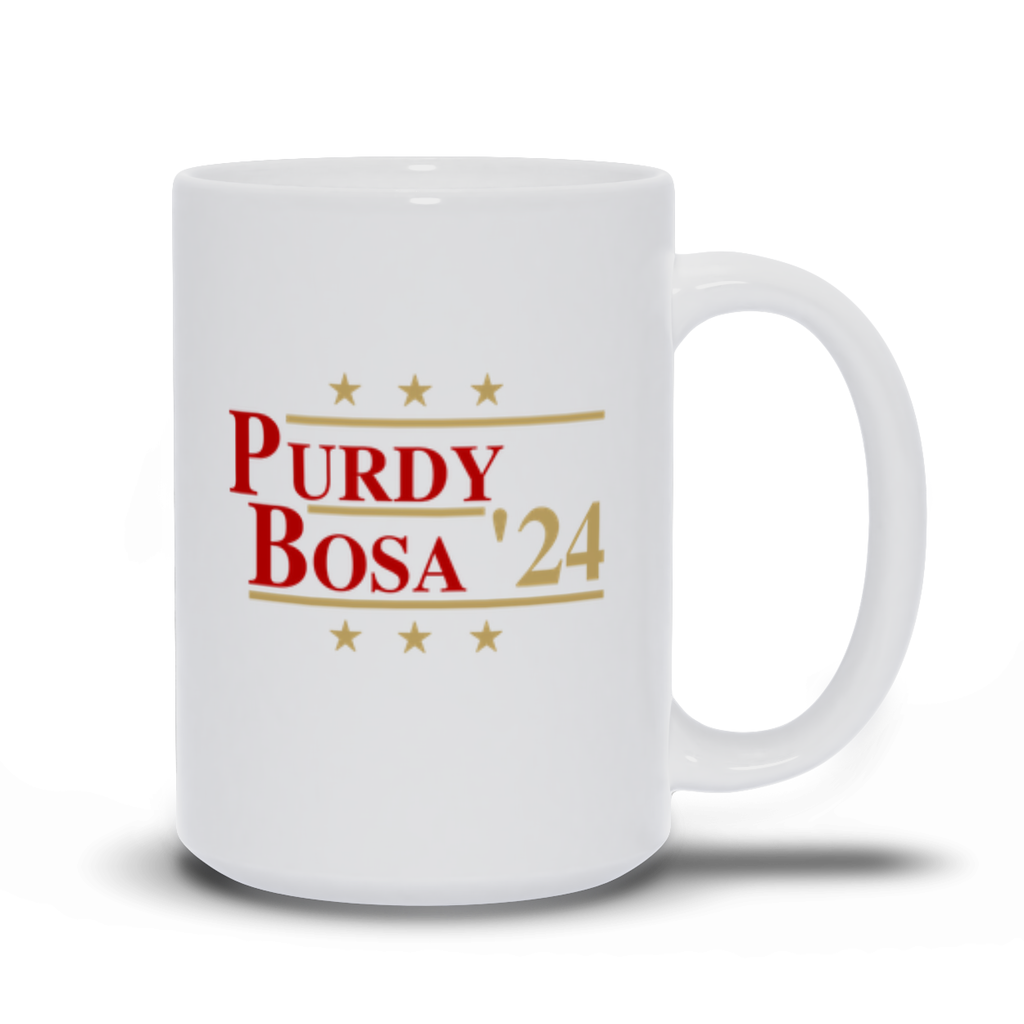 Purdy and Bosa 2024 Election Parody Coffee & Tea Mug