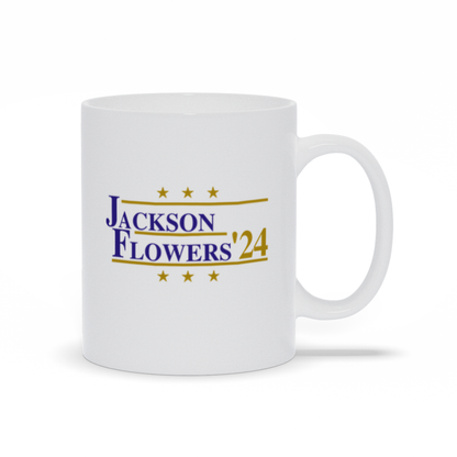 Jackson and Flowers 2024 Election Parody Coffee & Tea Mug