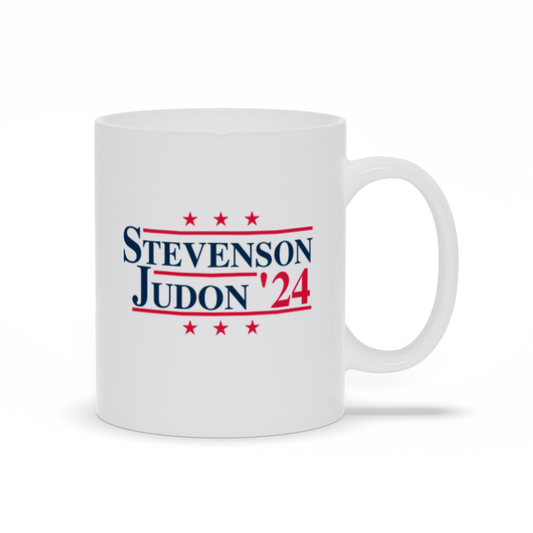 Stevenson and Judon 2024 Election Parody Coffee & Tea Mug