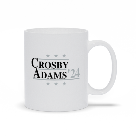 Crosby and Adams 2024  Election Parody Coffee & Tea Mug