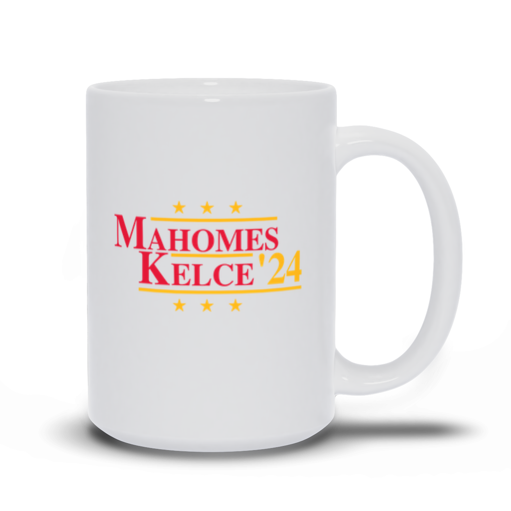 Mahomes and Kelce 2024 Election Parody Coffee & Tea Mug