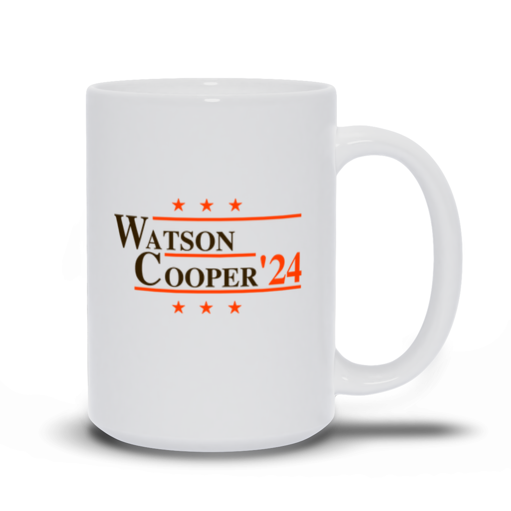 Watson and Cooper 2024 Election Parody Coffee & Tea Mug