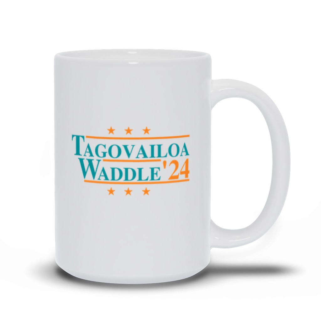 Tagovailoa and Waddle 2024 Election Parody Coffee & Tea Mug