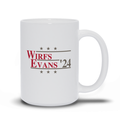 Wirfs and Evans 2024 Election Parody Coffee & Tea Mug