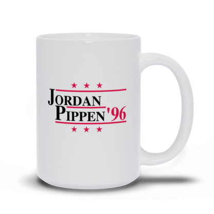 Jordan and Pippen Retro 1996 Election Parody Coffee & Tea Mug