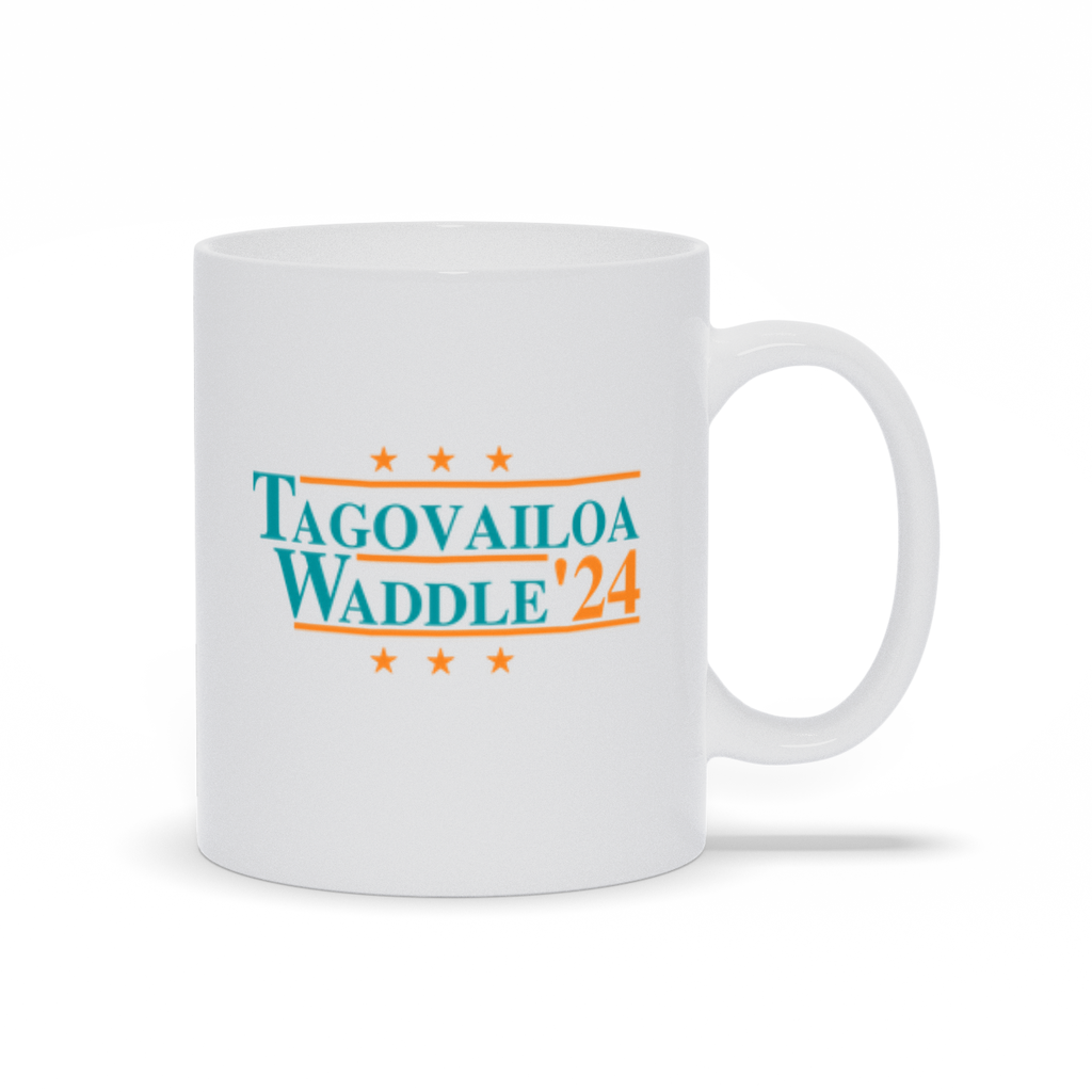 Tagovailoa and Waddle 2024 Election Parody Coffee & Tea Mug