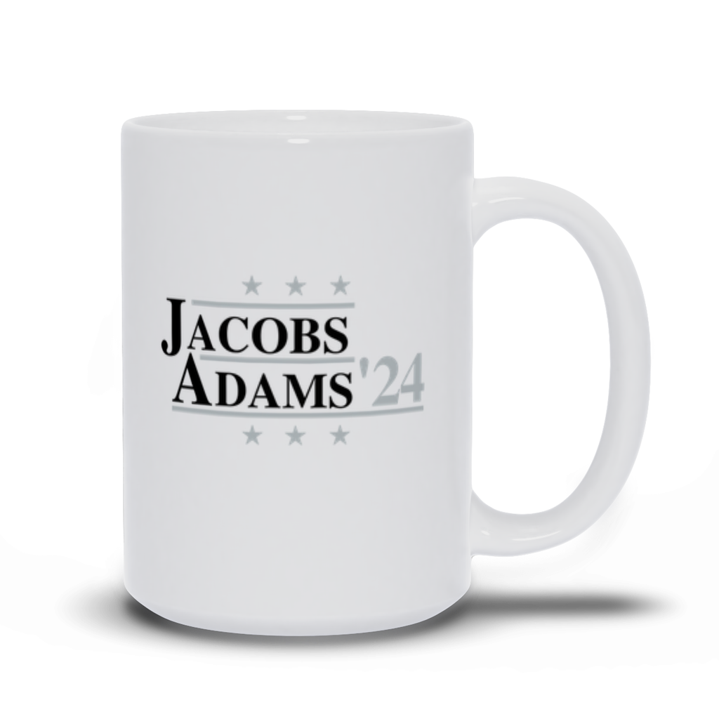 Jacobs and Adams 2024  Election Parody Coffee & Tea Mug