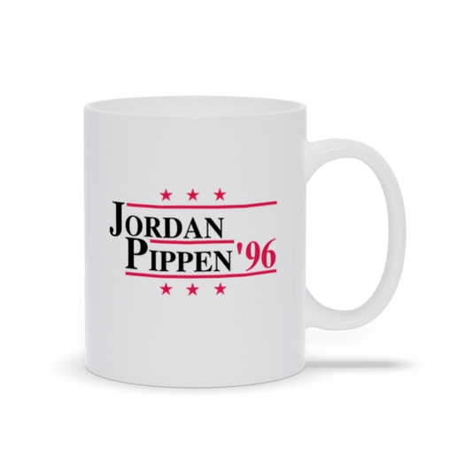 Jordan and Pippen Retro 1996 Election Parody Coffee & Tea Mug