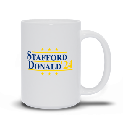 Stafford and Donald 2024 Election Parody Coffee & Tea Mug