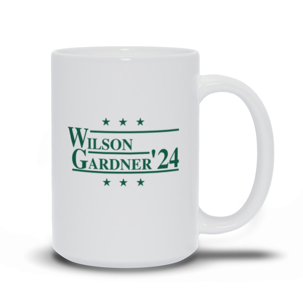 Wilson and Gardner 2024 Election Parody Coffee & Tea Mug