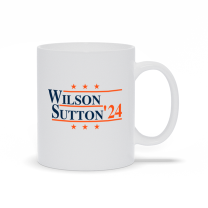 Wilson and Sutton 2024 Election Parody Coffee & Tea Mug