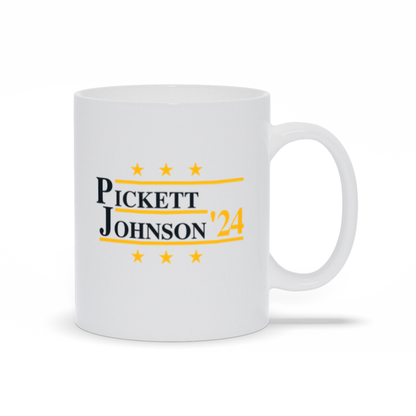 Pickett and Johnson 2024 Election Parody Coffee & Tea Mug