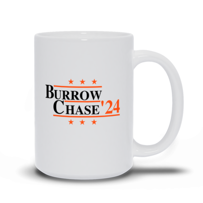 Burrow and Chase 2024 Election Parody Coffee & Tea Mug