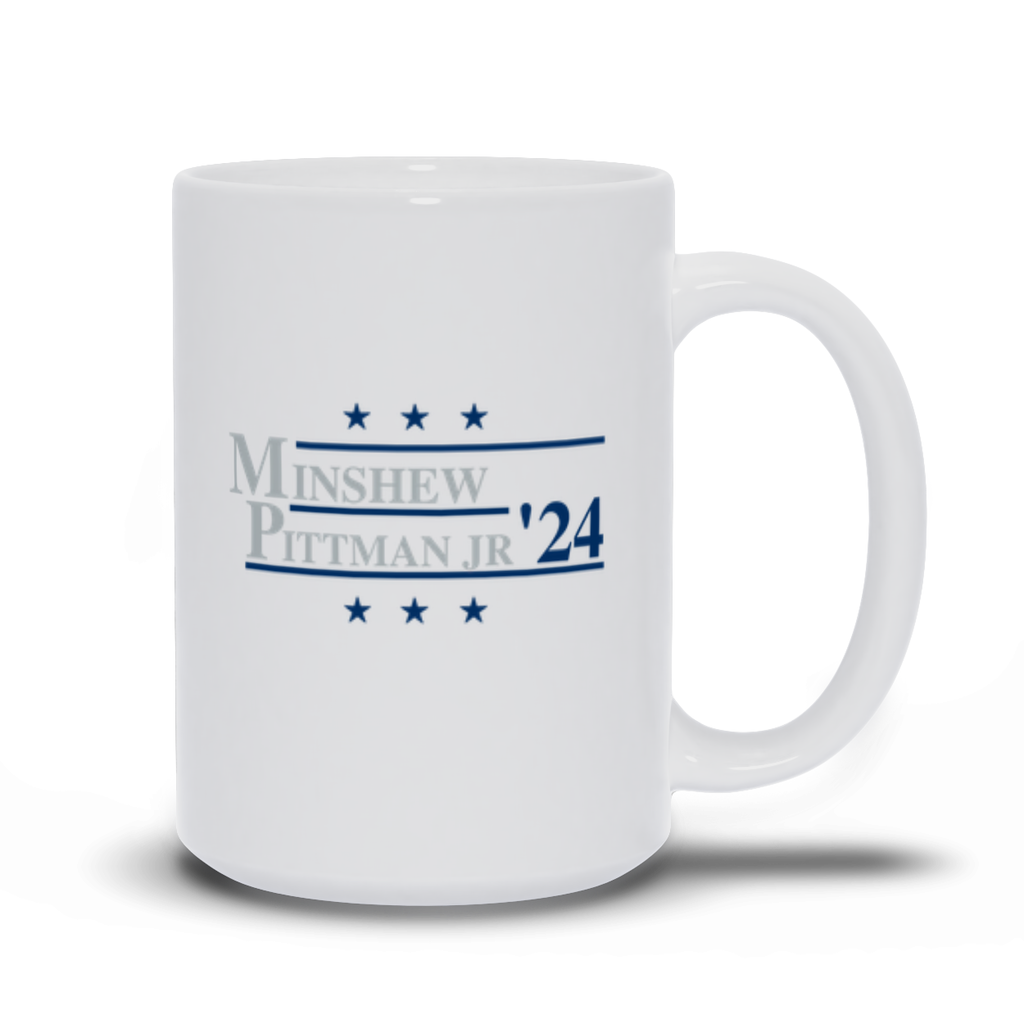 Minshew and Pittman Jr. 2024 Election Parody Coffee & Tea Mug