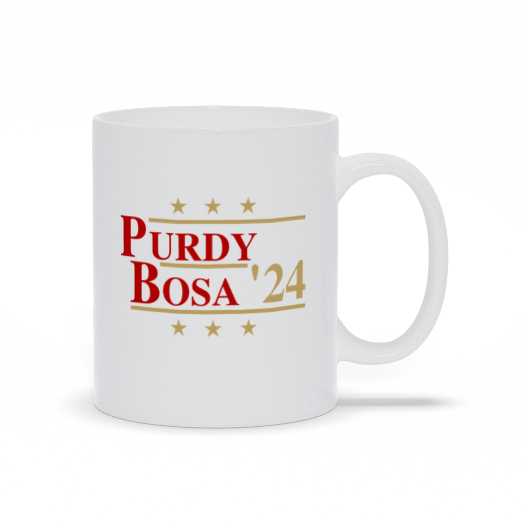 Purdy and Bosa 2024 Election Parody Coffee & Tea Mug