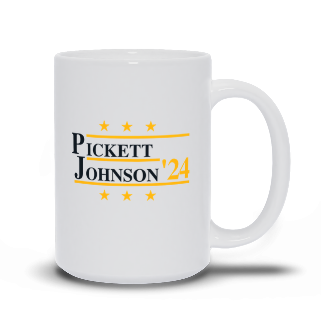 Pickett and Johnson 2024 Election Parody Coffee & Tea Mug