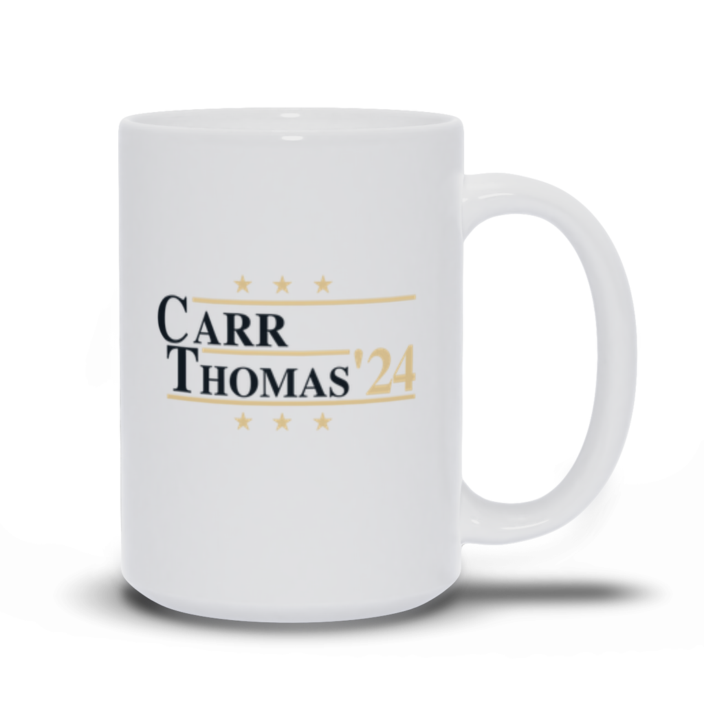 Carr and Thomas 2024 Election Parody Coffee & Tea Mug