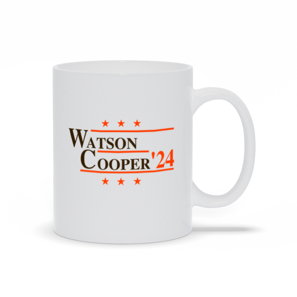 Watson and Cooper 2024 Election Parody Coffee & Tea Mug